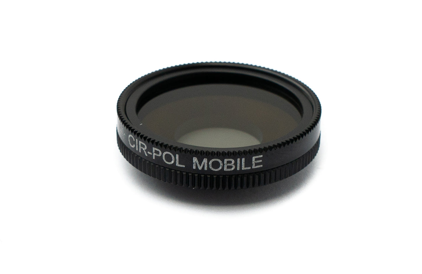 SYSTEM-S CPL Filter Circular Polarizer Linse mit Hülle in Schwarz für iPhone 14 Pro