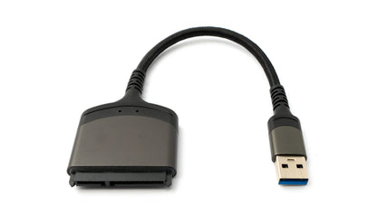 SYSTEM-S SATA Kabel 15 cm 22Pin Buchse zu USB 3.0 Typ A Stecker Adapter für Festplatte