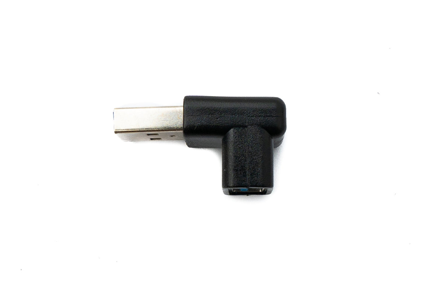 SYSTEM-S USB 3.0 Gen 2 Adapter Typ A Stecker zu Buchse Winkel Kabel in Schwarz