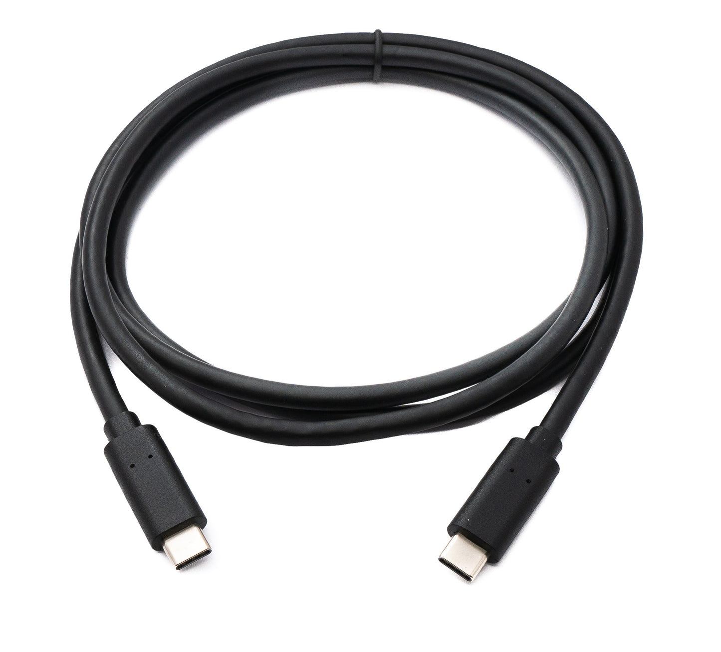 SYSTEM-S USB 3.2 Gen 1 Kabel 150 cm Typ C Stecker zu Stecker in Schwarz