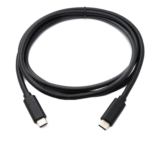 SYSTEM-S USB 3.2 Gen 1 Kabel 150 cm Typ C Stecker zu Stecker in Schwarz
