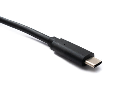 SYSTEM-S USB 3.2 Gen 1 Kabel 150 cm Typ C Stecker zu Stecker in Schwarz