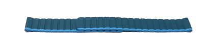 SYSTEM-S 20 mm silicone magnetic strap for Samsung Galaxy Watch 5 4 in blue