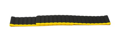 SYSTEM-S 20 mm silicone magnetic strap for Samsung Galaxy Watch 5 4 in yellow