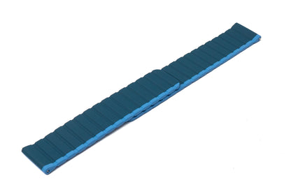 22 mm silicone magnetic strap for Samsung Galaxy Watch 5 4 in blue