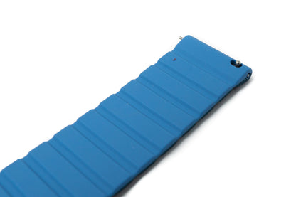 22 mm silicone magnetic strap for Samsung Galaxy Watch 5 4 in blue