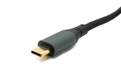 SYSTEM-S USB 3.2 Gen 2 8K 150 cm Cable Type C Male to Male Braided 20 Gbps 100 W Compatible for iPhone 15
