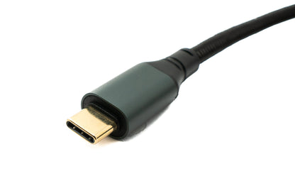 SYSTEM-S USB 3.2 Gen 2 8K 3 m Kabel Typ C Stecker zu Stecker geflochten 20 Gbit/s 100 W kompatibel für iPhone 15