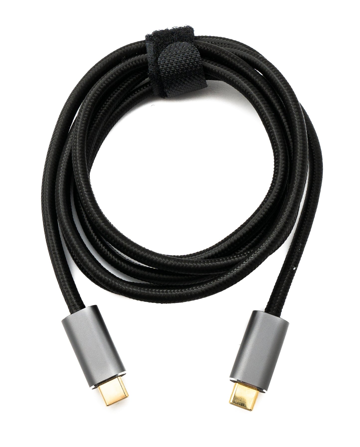 SYSTEM-S USB 3.2 Gen 2 150 cm Kabel Typ C Stecker zu Stecker geflochten 20 Gbit/s 100 W