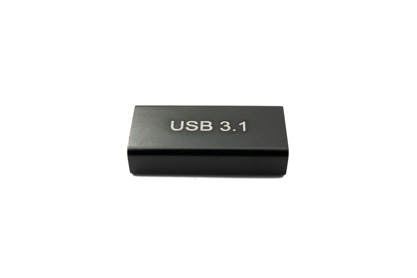 SYSTEM-S USB 3.1 Adapter Typ C Buchse zu 3.0 A Buchse 5 Gbit/s Kabel in Schwarz