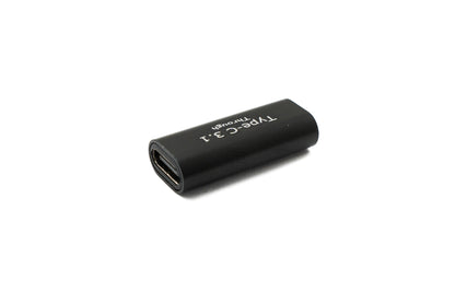 SYSTEM-S USB 3.1 Adapter Typ C Buchse zu Buchse 5 Gbit/s Kabel in Schwarz