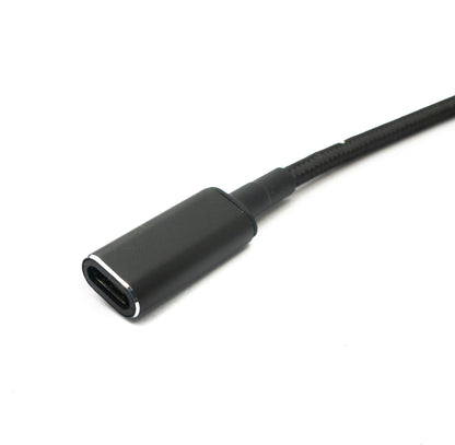 SYSTEM-S DC 20V Kabel 15 cm 7,9 x 5,5 Stecker zu USB 3.1 Typ C Buchse geflochten für Lenovo