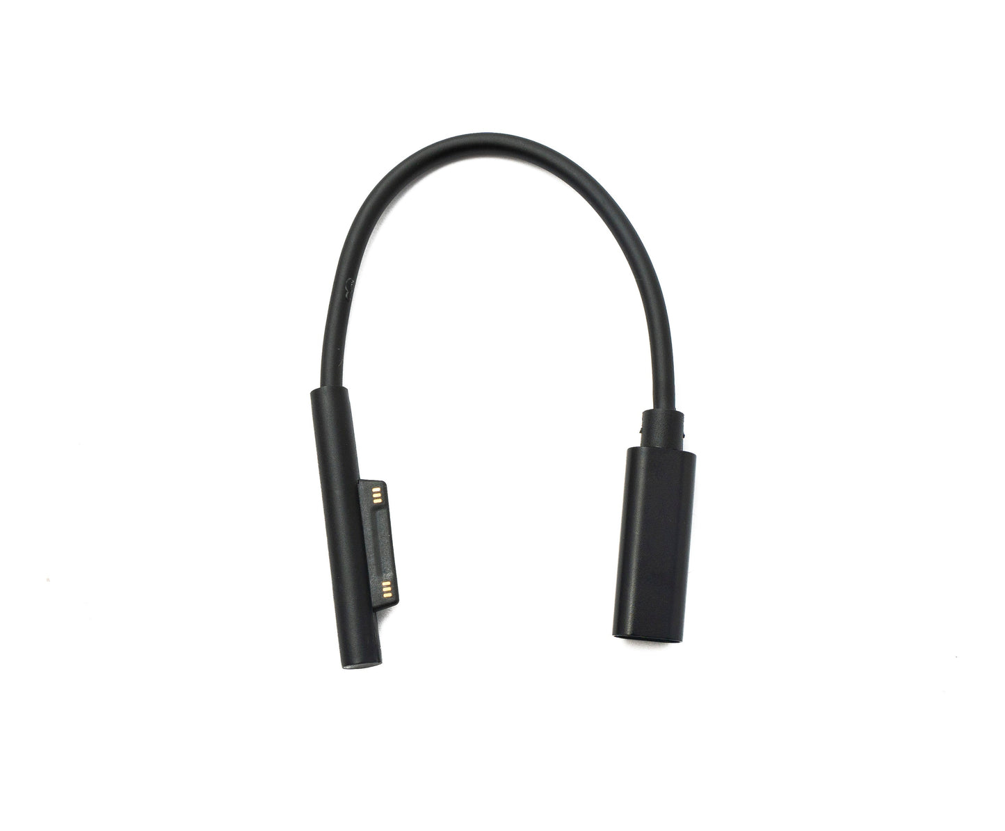 SYSTEM-S USB 3.1 Kabel 15 cm Typ C Buchse Ladekabel für Microsoft Surface Schwarz