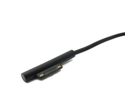 SYSTEM-S USB 3.1 Kabel 15 cm Typ C Buchse Ladekabel für Microsoft Surface Schwarz