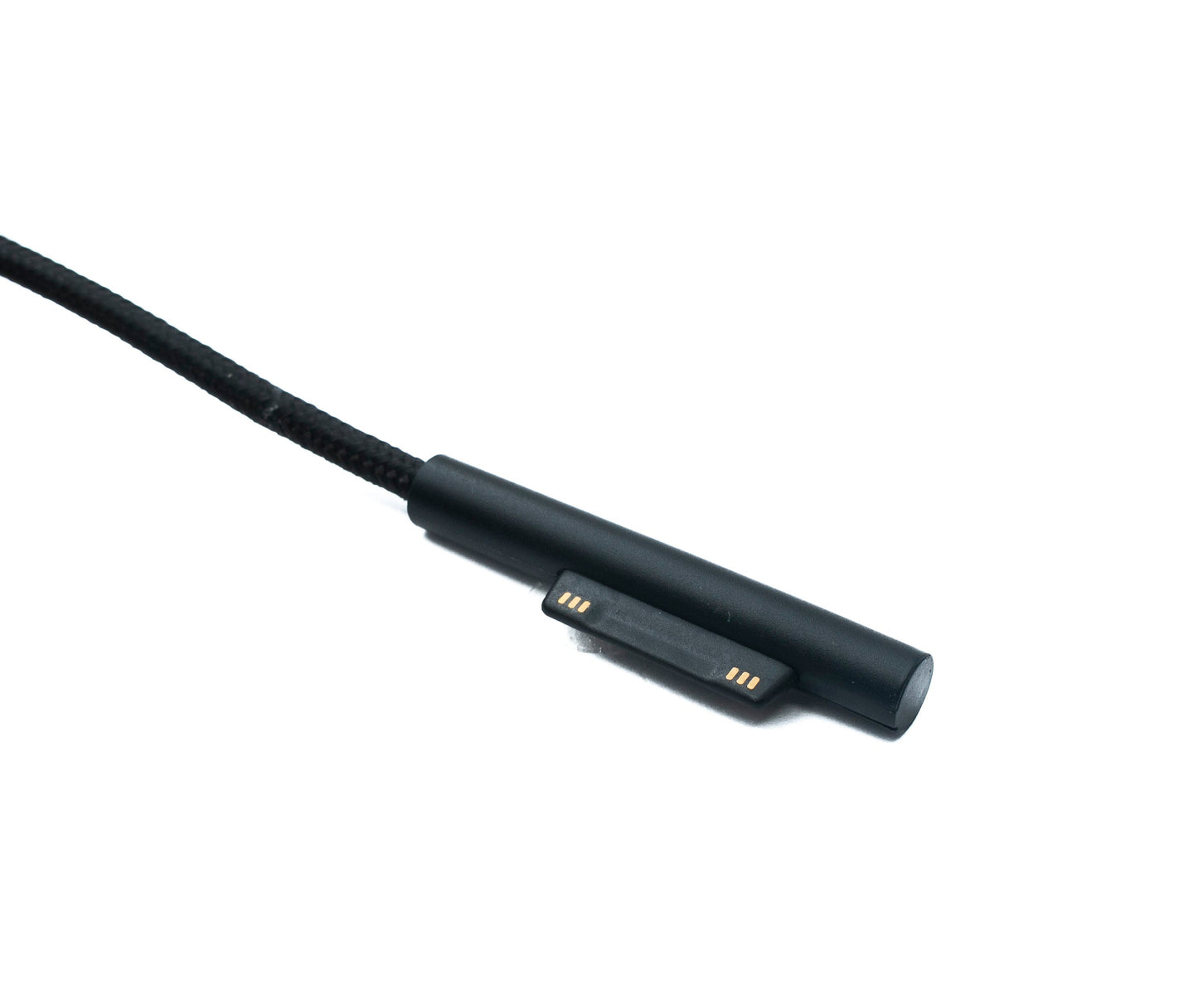 SYSTEM-S USB 3.1 Kabel 200 cm Ladekabel für Microsoft Surface geflochten in Schwarz