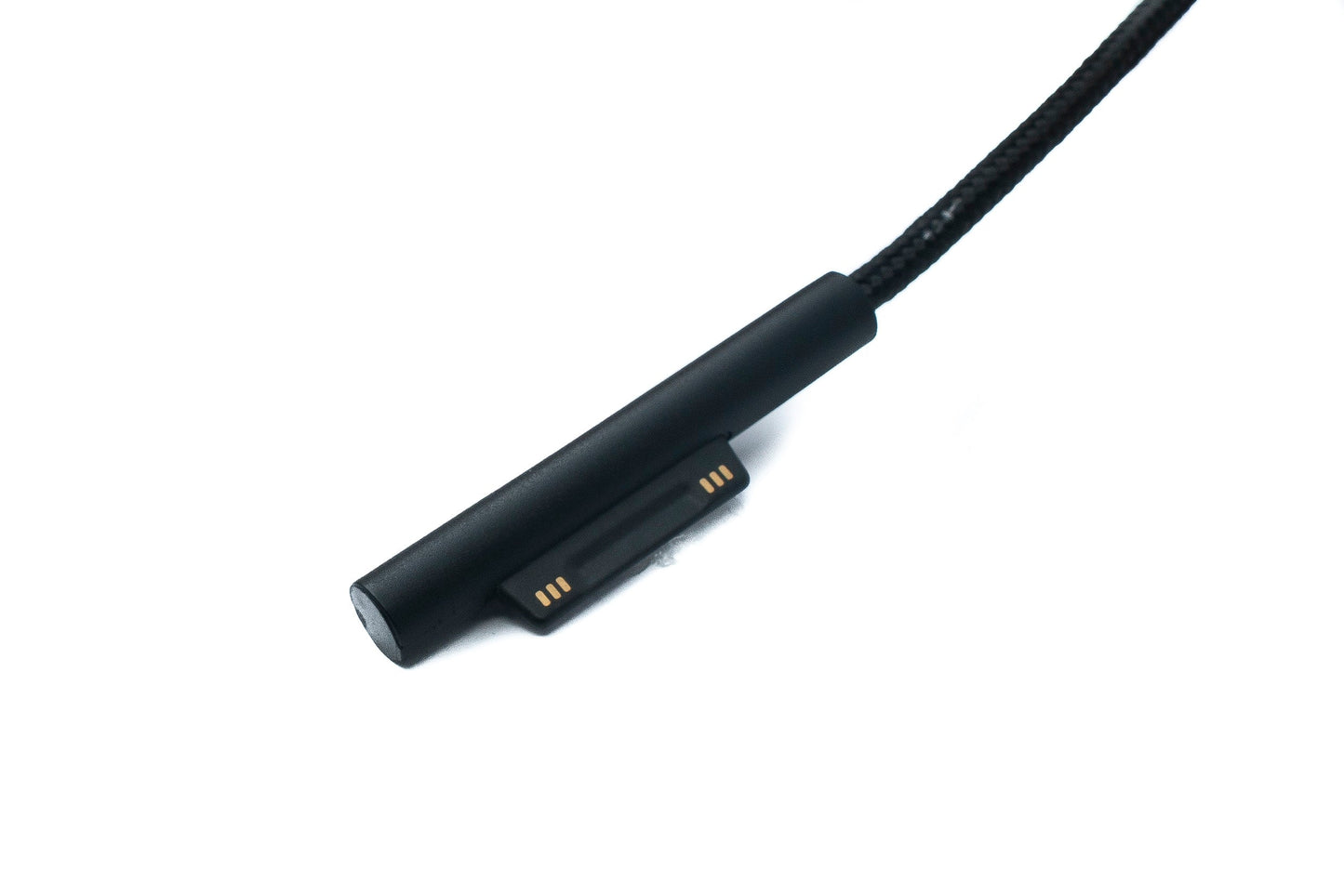 SYSTEM-S USB 3.1 Kabel 100 cm Ladekabel für Microsoft Surface geflochten in Schwarz