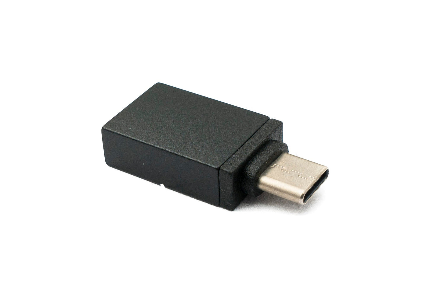 SYSTEM-S USB 3.1 Adapter Typ C Stecker zu 3.0 A Buchse 5 Gbit/s in Schwarz