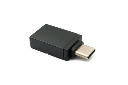 SYSTEM-S USB 3.1 Adapter Typ C Stecker zu 3.0 A Buchse 5 Gbit/s in Schwarz