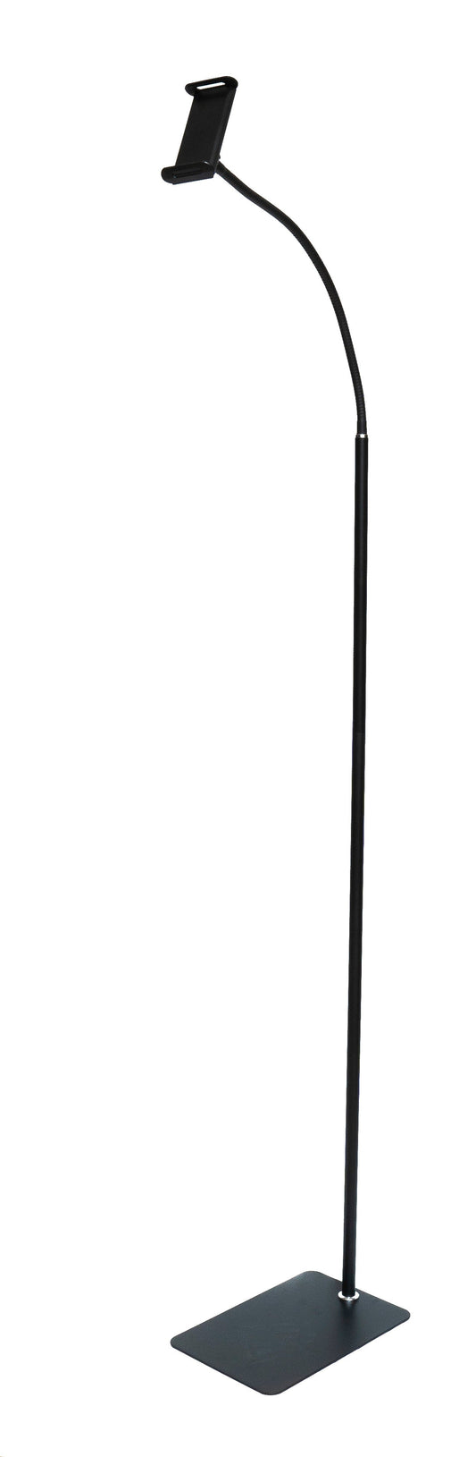 SYSTEM-S floor stand with flexible gooseneck holder for tablets 7" to 13"