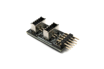 SYSTEM-S Front Panel Adapter 18 cm 2x USB 3.1 Typ E Buchse zu 2.0 9 Pin & 10 Pin Kabel
