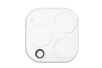 SYSTEM-S Kamera Schutz Linse Objektiv Abdeckung aus transparent Glas für iPhone 13 Pro