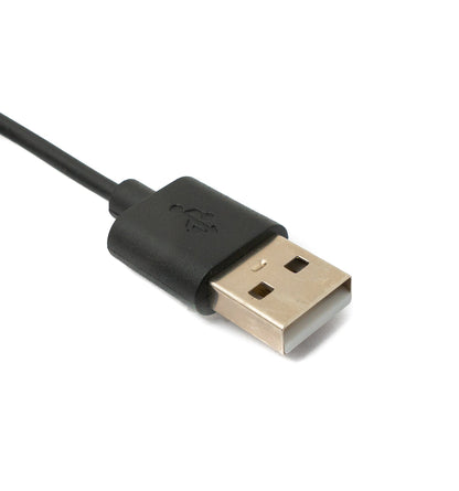 SYSTEM-S USB 2.0 Kabel 95 cm Ladekabel für Fitbit Versa 3 4 Sense 1 2 Smartwach Schwarz