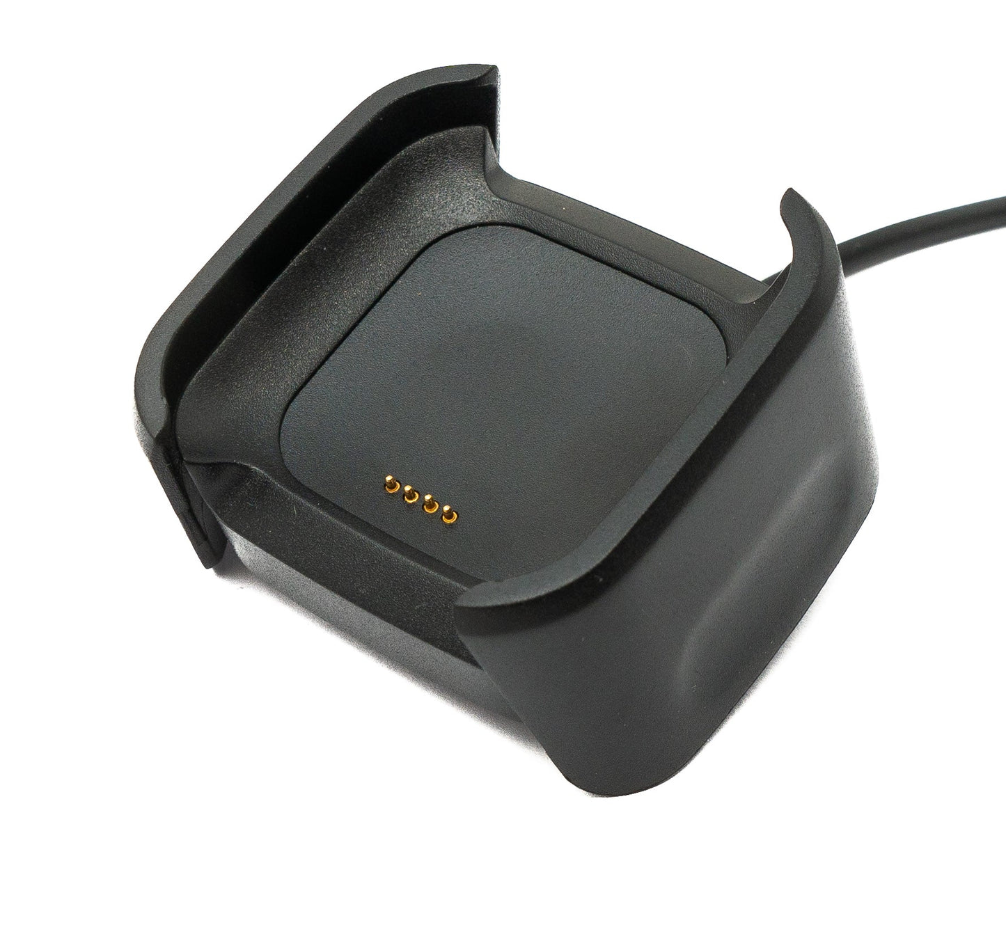 SYSTEM-S USB 2.0 Kabel 95 cm Ladestation für Fitbit Versa 2 Smartwach in Schwarz