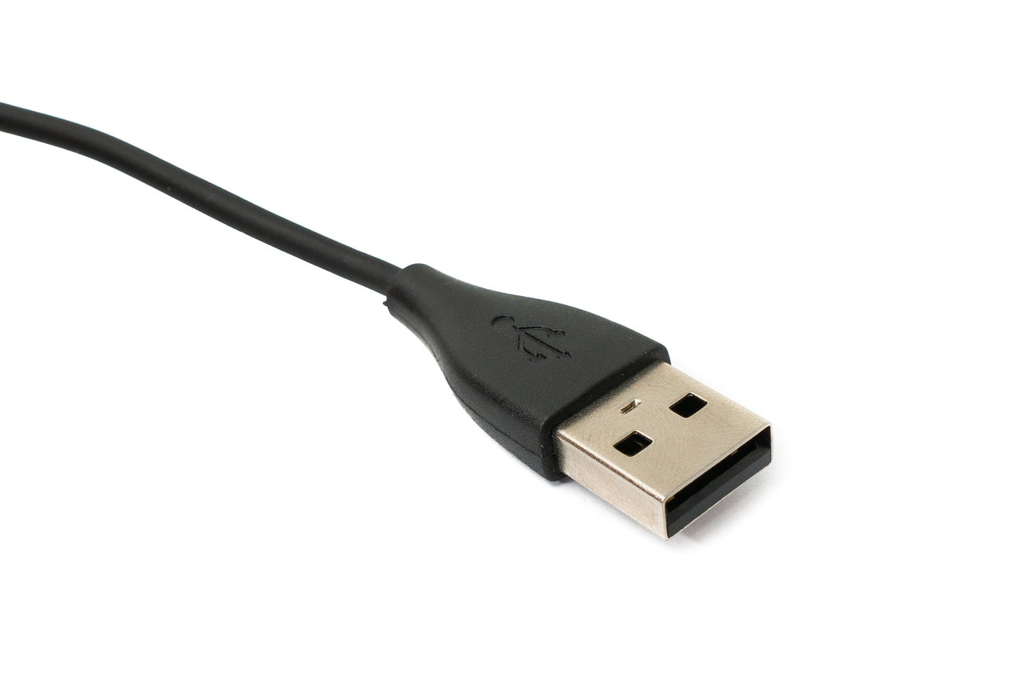 SYSTEM-S USB 2.0 Kabel 120 cm Ladestation für Fitbit Versa 2 Smartwatch in Schwarz