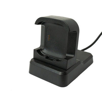 SYSTEM-S USB 2.0 Kabel 120 cm Ladestation für Fitbit Versa 2 Smartwatch in Schwarz