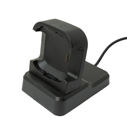 SYSTEM-S USB 2.0 Kabel 120 cm Ladestation für Fitbit Versa 1 Smartwatch in Schwarz