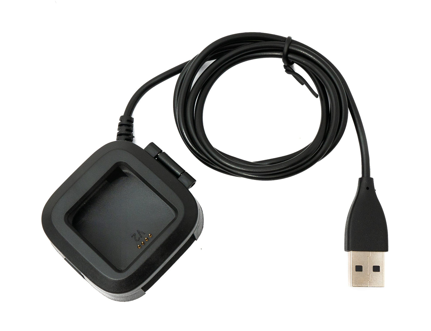 SYSTEM-S USB 2.0 Cable 93 cm Charging Station for Fitbit Versa 2 Smartwatch in Black 
