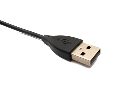 SYSTEM-S USB 2.0 cable 85 cm charging station for Fitbit Blaze Smartwatch in black 