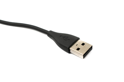 SYSTEM-S USB 2.0 Kabel 93 cm Ladestation für Fitbit Blaze Smartwatch in Schwarz