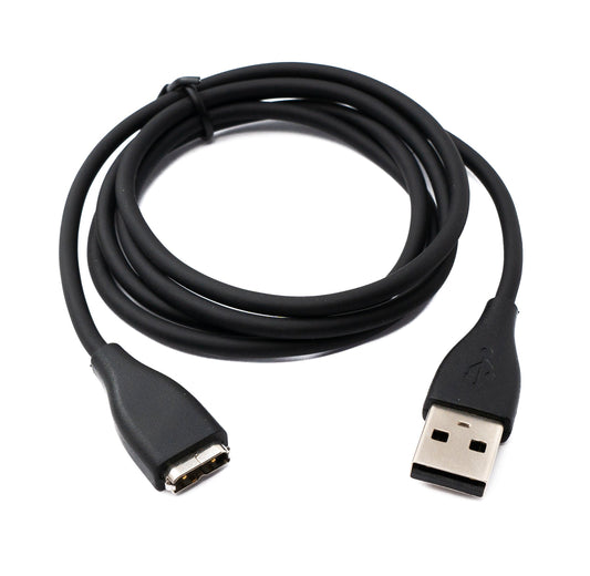SYSTEM-S USB 2.0 cable 97 cm charging cable for Fitbit Surge Smartwach in black 