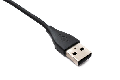 SYSTEM-S USB 2.0 cable 97 cm charging cable for Fitbit Surge Smartwach in black 