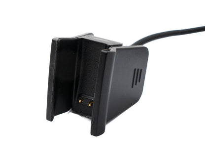 SYSTEM-S USB 2.0 Kabel 50 cm Ladekabel für Fitbit Alta HR Smartwach in Schwarz
