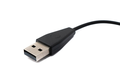 SYSTEM-S USB 2.0 Kabel 30 cm Ladekabel für Fitbit Alta HR Smartwach in Schwarz