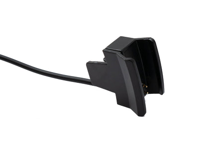 SYSTEM-S USB 2.0 Kabel 25 cm Ladekabel für Fitbit Alta HR Smartwach in Schwarz
