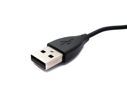 SYSTEM-S USB 2.0 Kabel 54 cm Ladekabel für Fitbit Charge 2 Smartwach in Schwarz