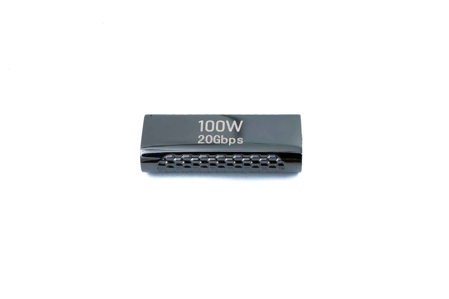 SYSTEM-S USB 3.2 Gen 2 Adapter Typ C Buchse zu Buchse 100W in Grau
