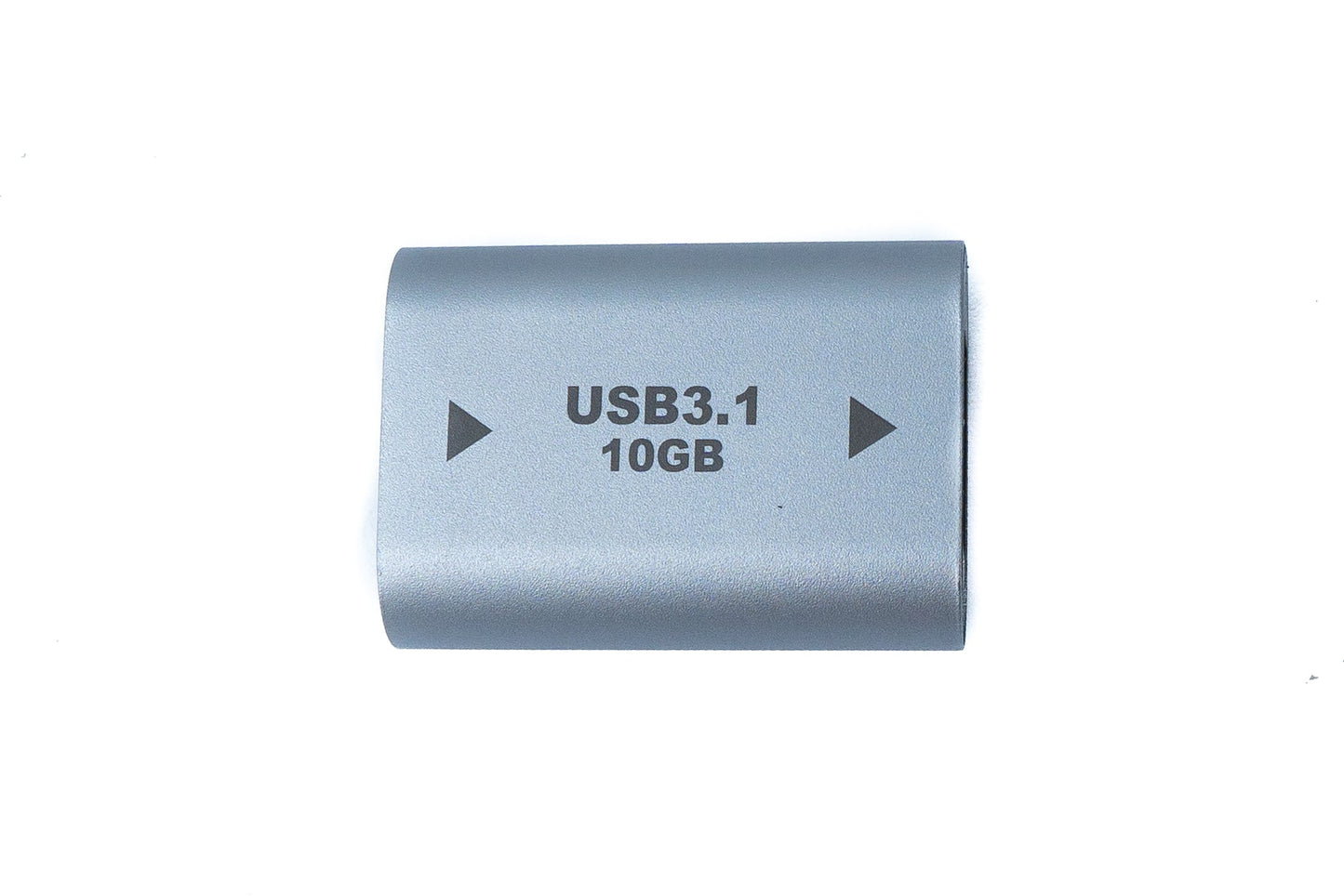 SYSTEM-S USB 3.1 Gen 2 Adapter Typ C Buchse zu Typ A Buchse Kabel in Grau