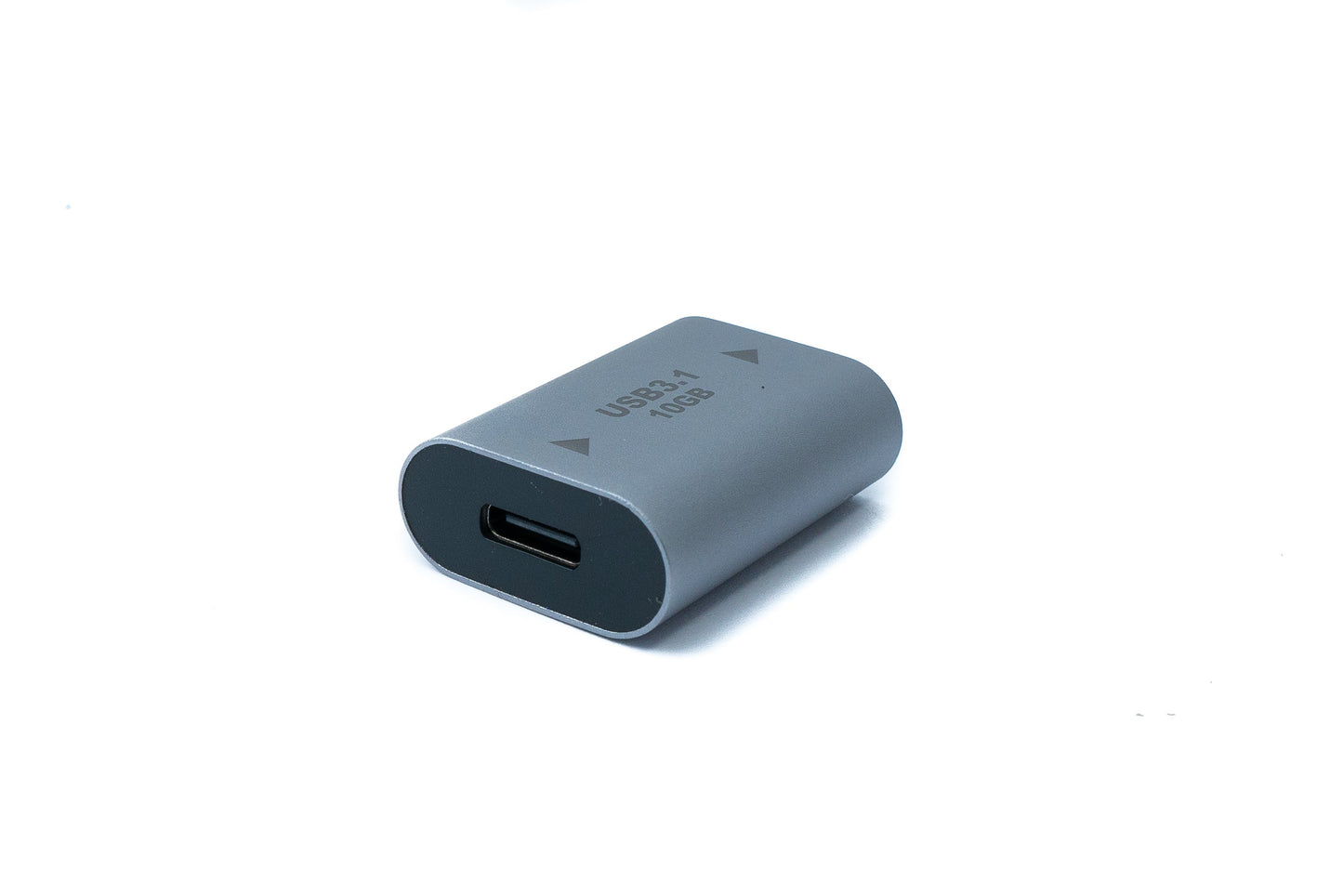 SYSTEM-S USB 3.1 Gen 2 Adapter Typ C Buchse zu Typ A Buchse Kabel in Grau