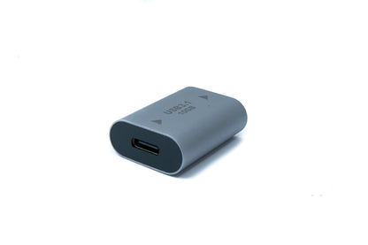 SYSTEM-S USB 3.1 Gen 2 Adapter Typ C Buchse zu Typ A Buchse Kabel in Grau