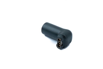 SYSTEM-S DC Adapter 5,5 x 2,1 Steckerzu Stecker für Garmin Smartwatch mit 90 Grad Winkel