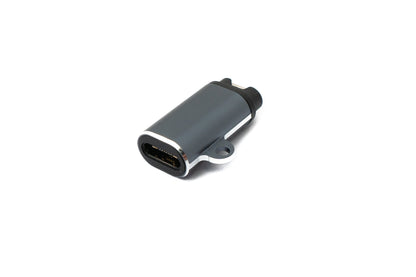 SYSTEM-S USB 3.1 Adapter Type C Female for Garmin Female Cable in Gray