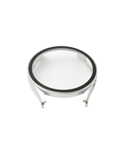 SYSTEM-S Schutz Hülle Case 40 mm aus PC für Samsung Galaxy Watch 5 4 in Grau