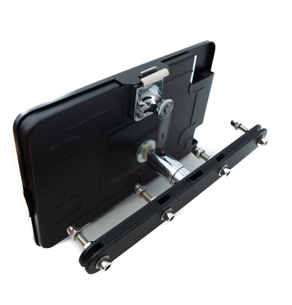 SYSTEM-S Auto 360° Halterung abschließbar Kopfstütze für iPad Mini 6 (2021) in Schwarz
