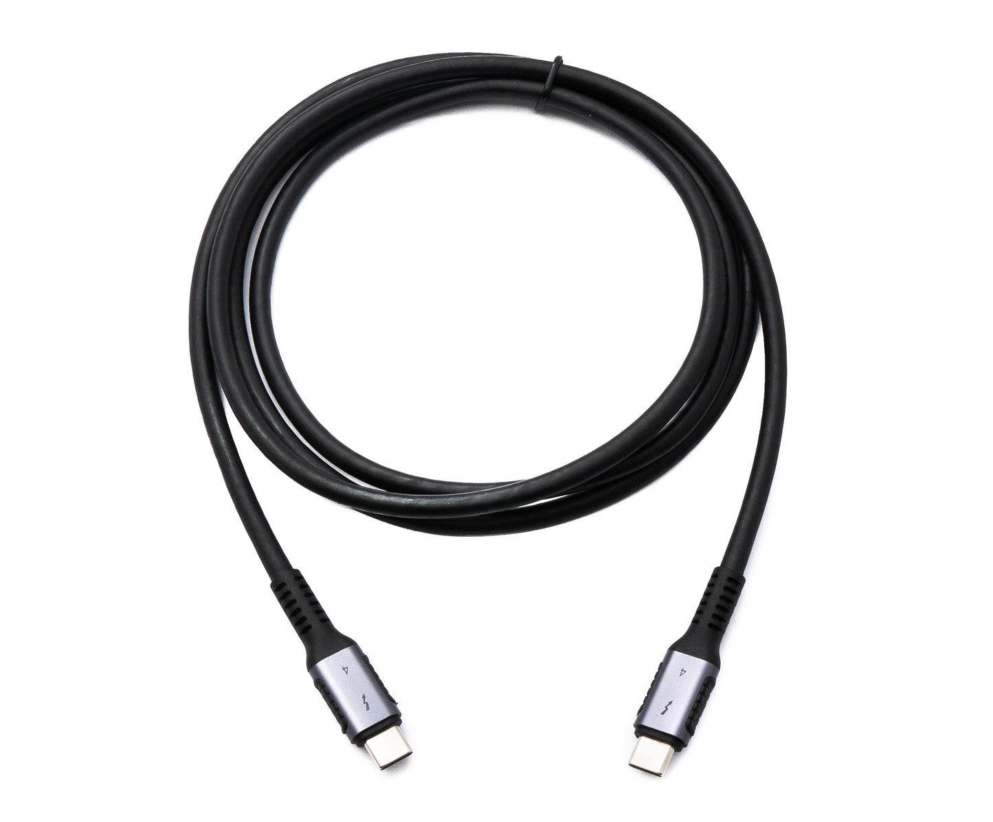 SYSTEM-S Thunderbolt 4 Cable 150 cm Type C Male to Male Adapter 40 Gbit/s USB 4.0