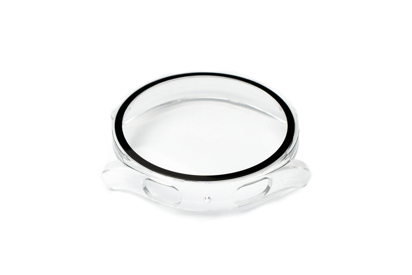 SYSTEM-S Schutz Hülle Case 44 mm aus PC für Samsung Galaxy Watch 5 4 in Transparent