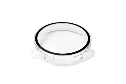 SYSTEM-S Schutz Hülle Case 44 mm aus PC für Samsung Galaxy Watch 5 4 in Transparent